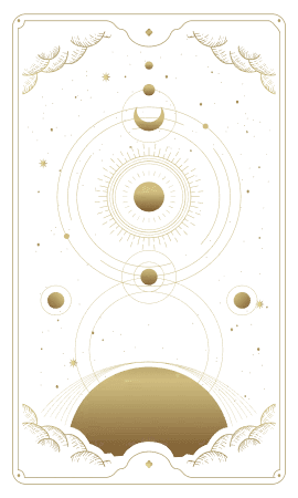 Tarot card back